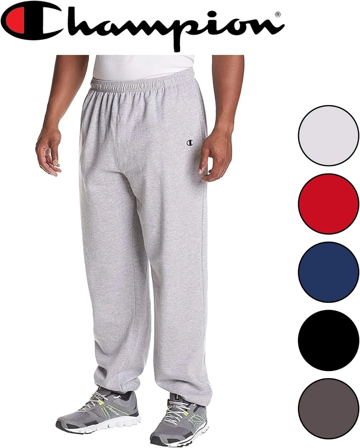 Champion Big and Tall Sweatpants for Men  Heavyweight Mens Fleece Joggers Sweatpants