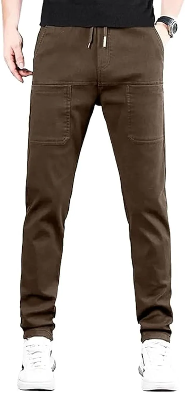Manzera Stretch Cargo Pants, Sirmale Mencomfy MultiPants - High Stretch Multi-Pocket Durable Cargo Pants for Men