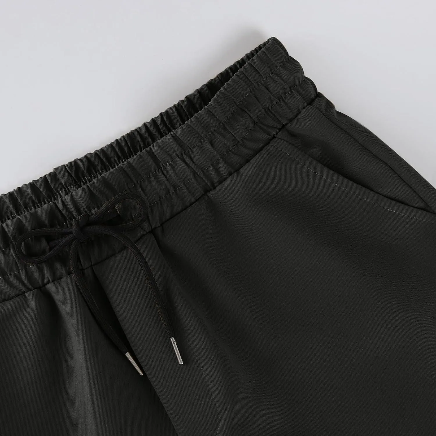 Mencomfy Cargo Pants Casual Stretch Slim Fit Hiking Pant Drawstring Athletic Joggers with Multi Pockets Tapered Trousers