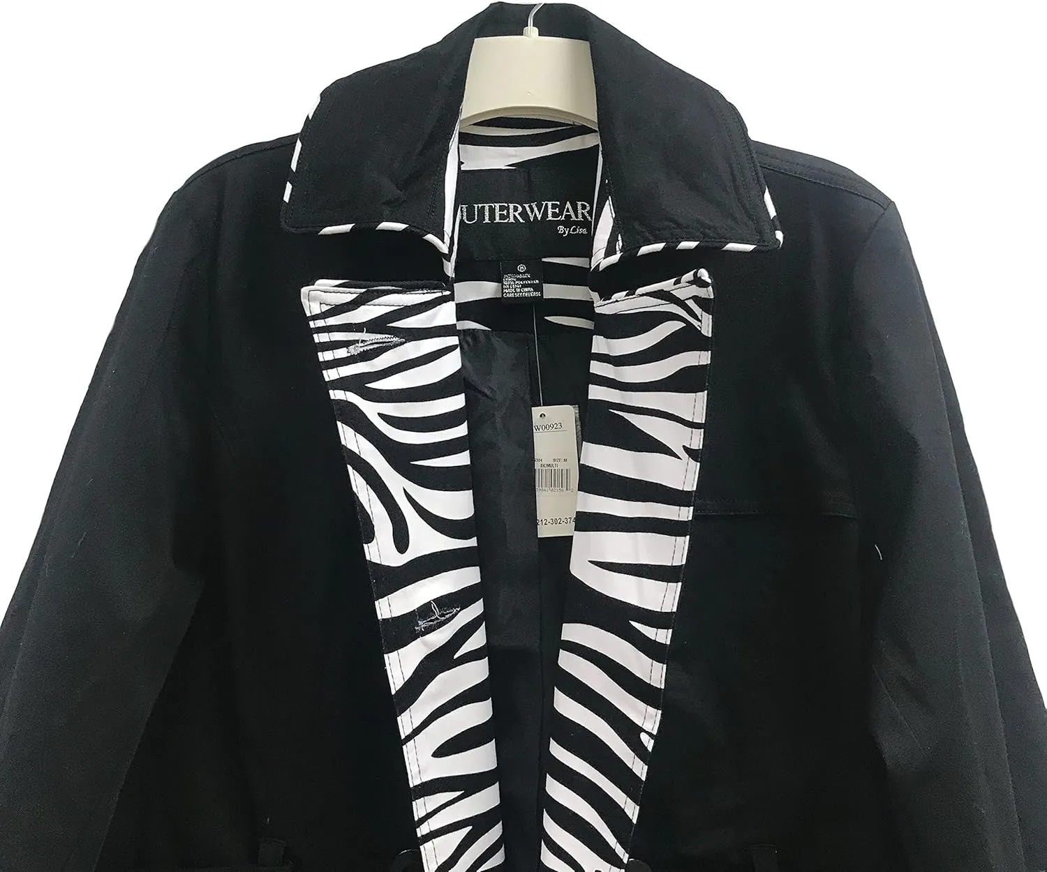 Women Mid-Length Classic Double Breasted Trench Coat Windbreaker